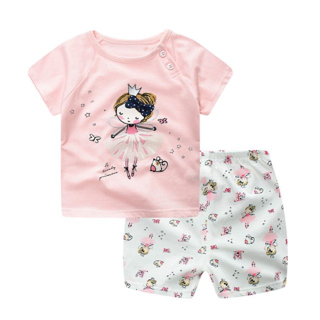 Baby’s Summer Cotton Clothing Set
