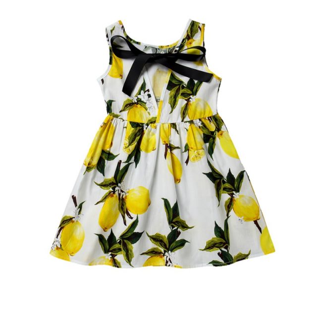 Summer Girl’s Printed Cotton Dresses