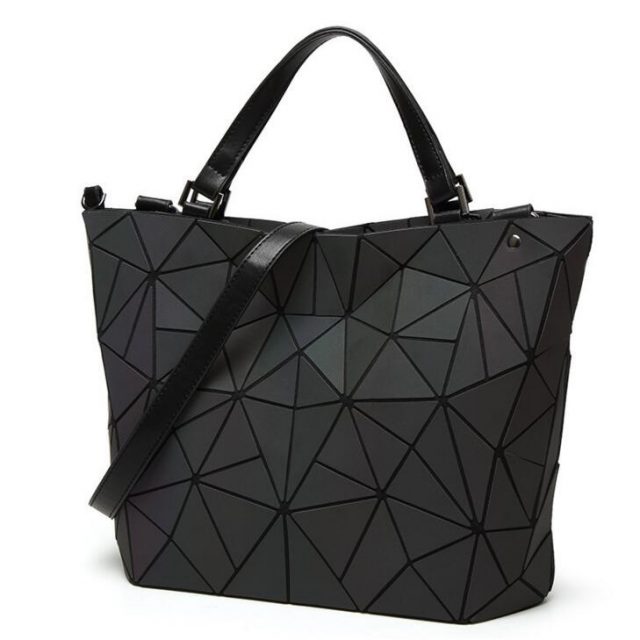 Luminous women’s geometric design bag